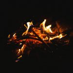 image of a campfire