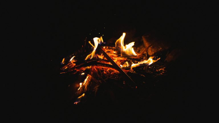 image of a campfire